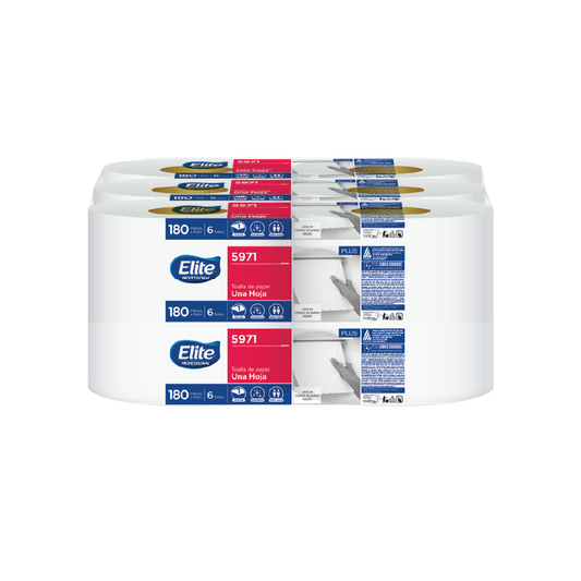Elite Toalla en Rollo Blanca H/S 180 M
