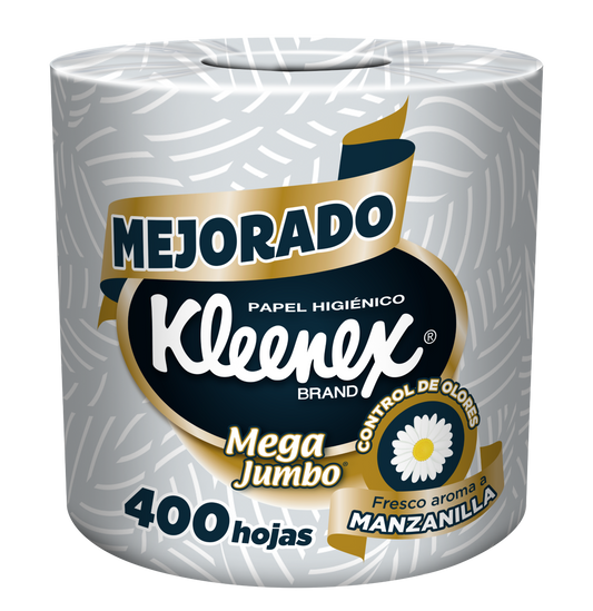 Kleenex Papel Higiénico Tradicional Mega Jumbo