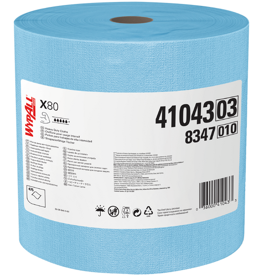 Wypall X80 Wipers, Jumbo Roll